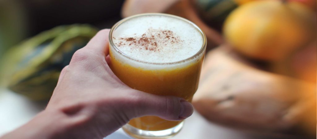 Kürbis Frühstück Kürbis Latte