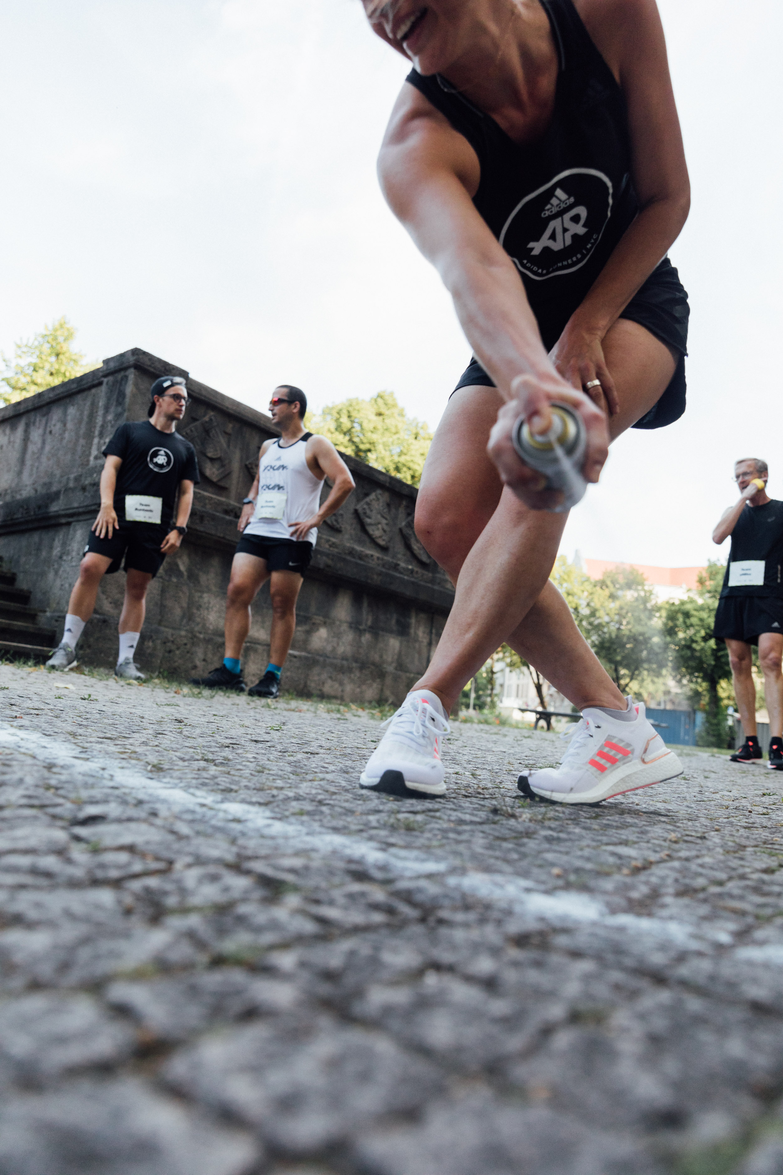 Läuferinnen und Läufer in München beim CATCH Format