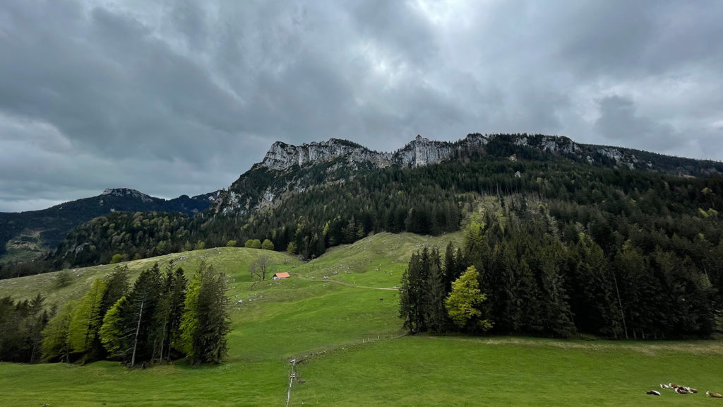 Gedererwand von dem Erlbergkopf