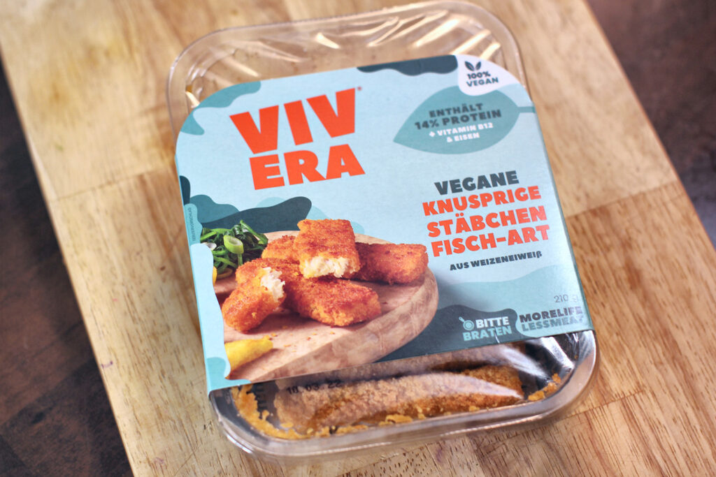 Produkttest: vegane Fischalternativen Vivera Stäbchen Fisch-Art