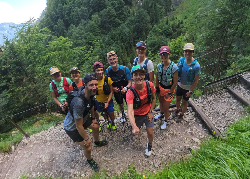 fortgeschrittenen Gruppe mit 24 km und gut 1.00