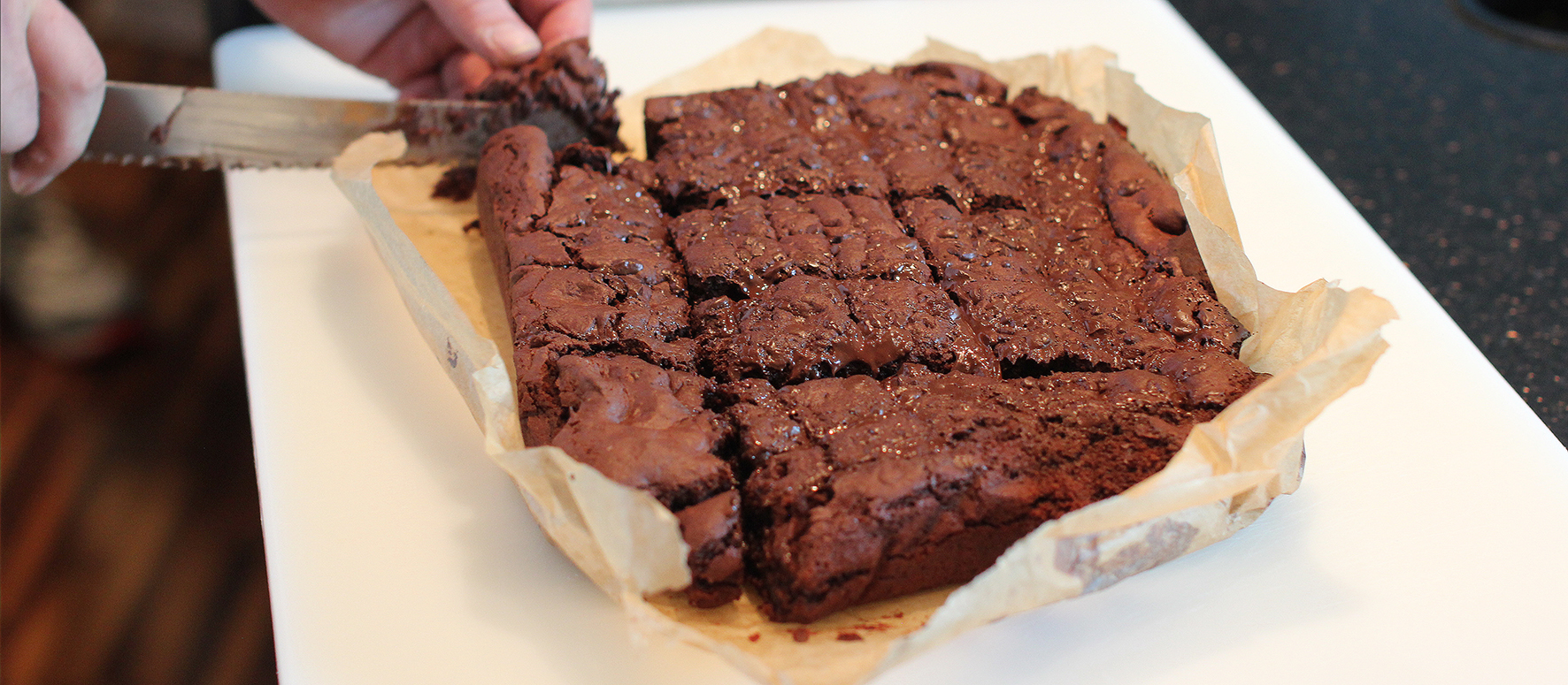 Vegane Schoko Brownies aus dem Falkensteiner Stegersbach