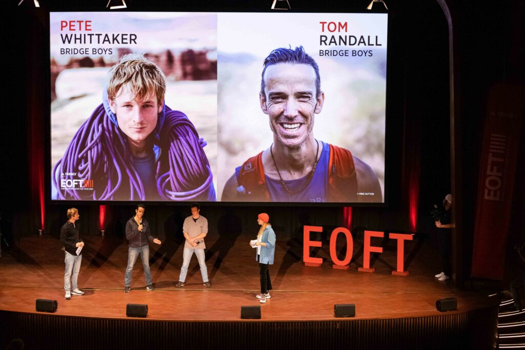 BRIDGE BOYS Tom Randall Pete Whittaker European Outdoor Film Tour