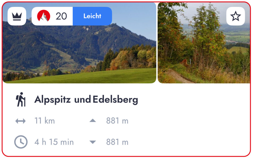 Edelsberg, Allgäuer Alpen, Rother App